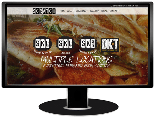 Scratch Restaurants Website