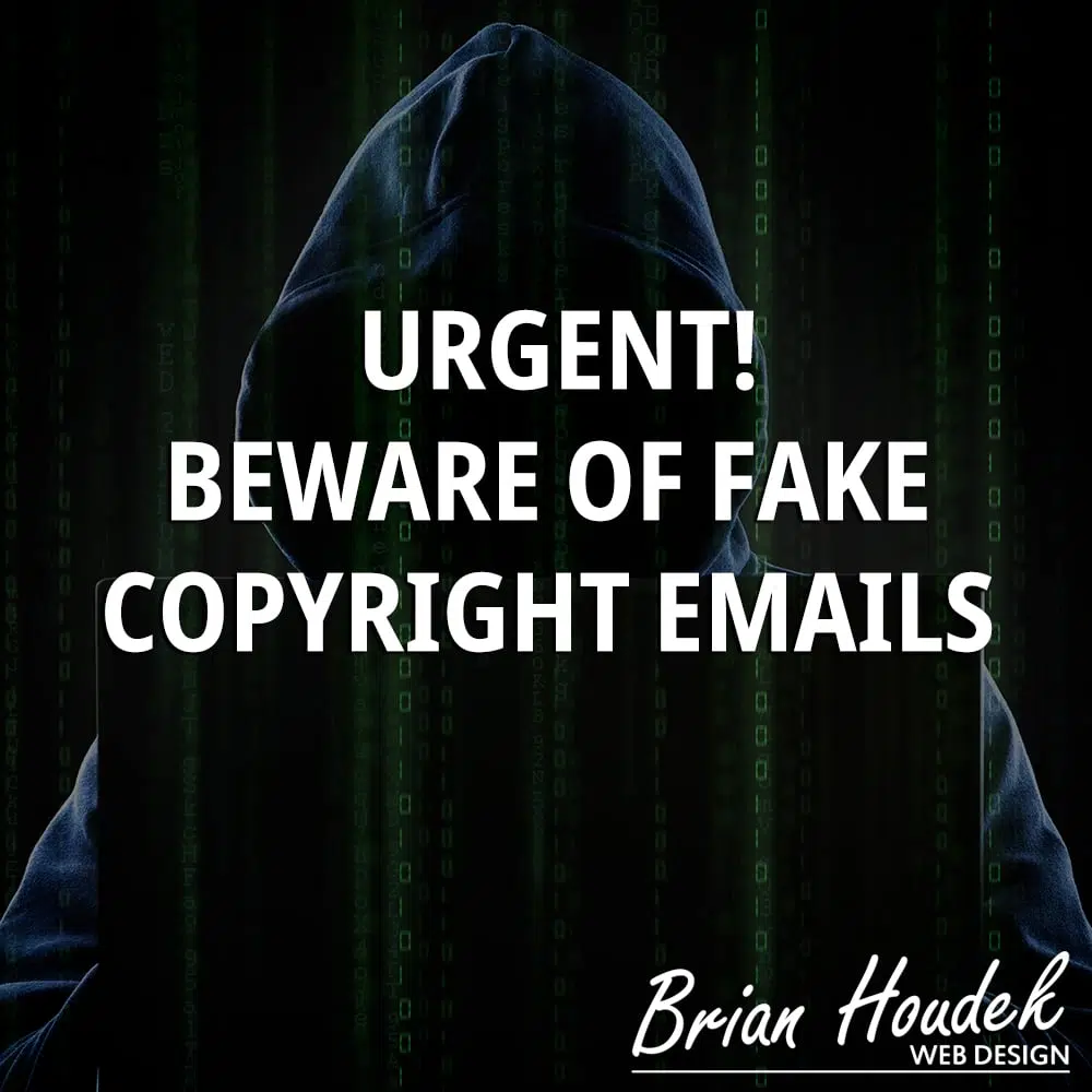 Urgent! Beware of Fake Copyright Emails